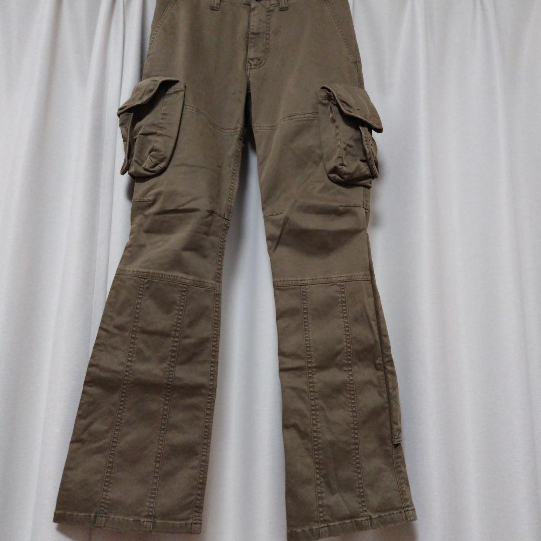 TETE HOMME 00’s カーゴフレアパンツ カーキ 5