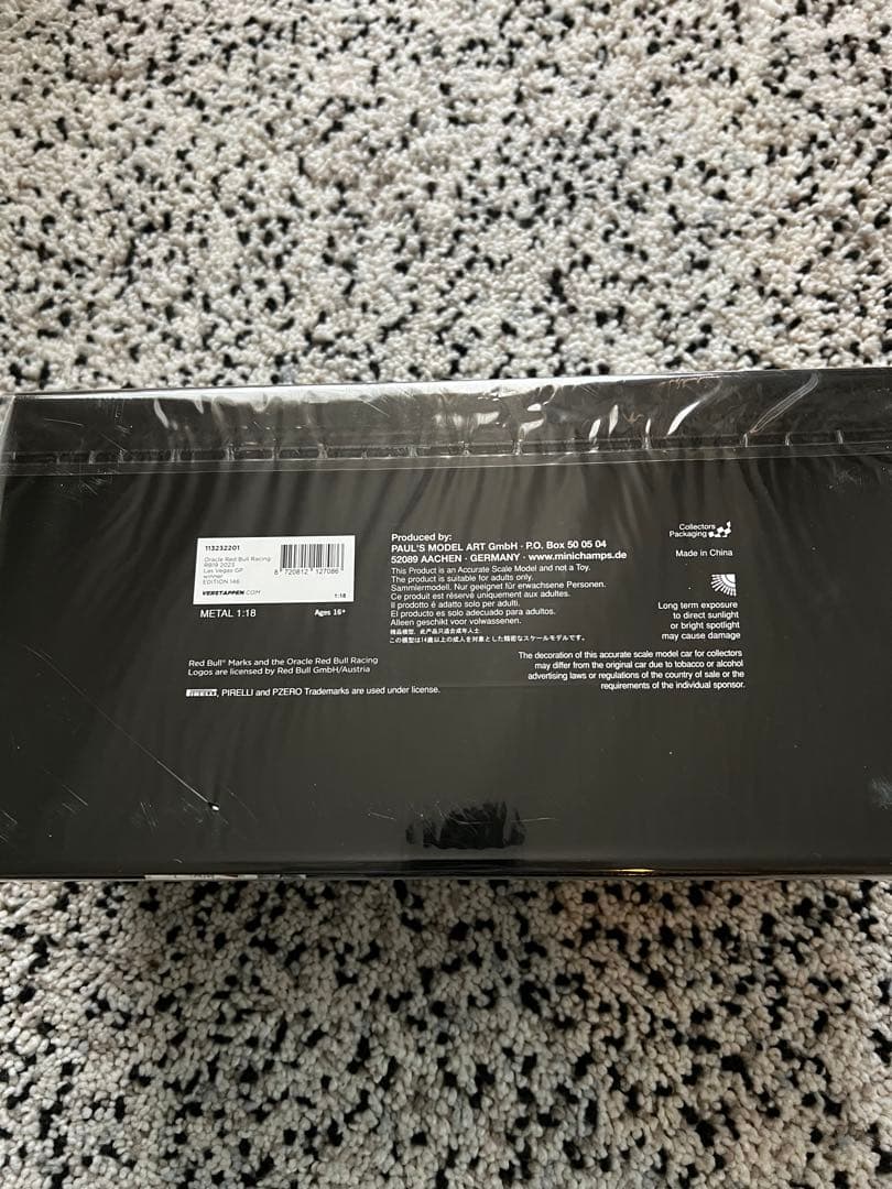 新品 MVショップ 1/18 マックス・フェルスタッペン 2023 ラスベガス