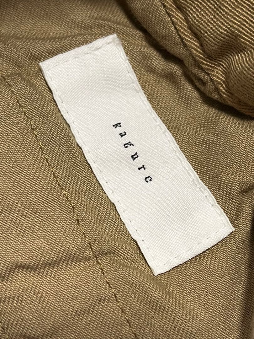 美品／kagure かぐれ　コットンストレッチイージーパンツ　ベージュ