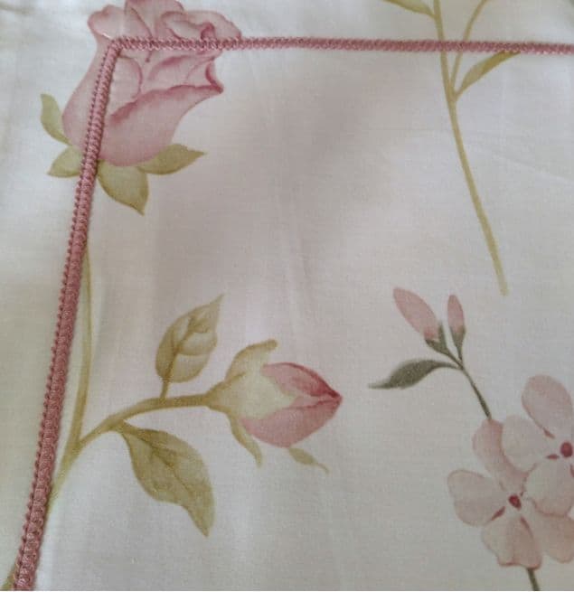 新品★優雅な薔薇フロックス柄綿100%シングル掛け布団カバーと枕カバー3点セット