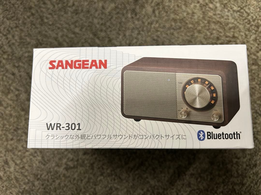 Sangean WR-301 FMラジオ・Bluetoothスピーカー