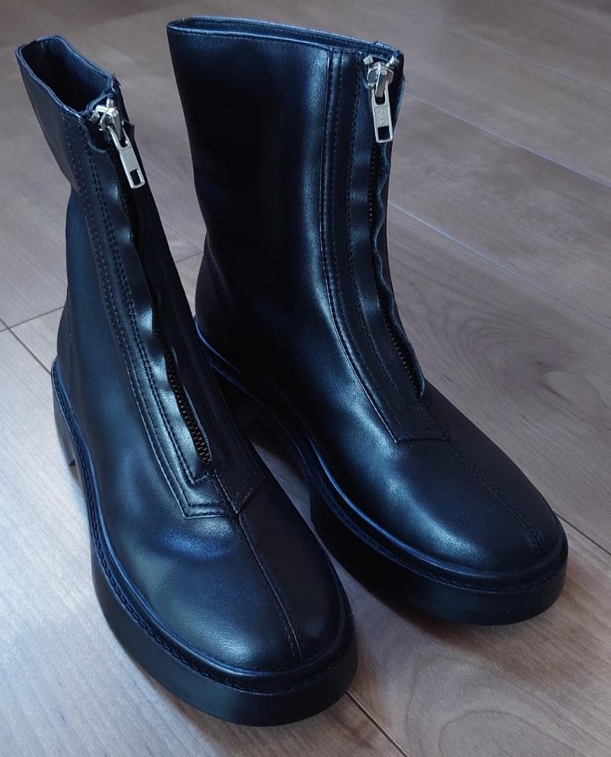 【Bioさま専用】MODE ET JACOMO フロントジップボリュームブーツ