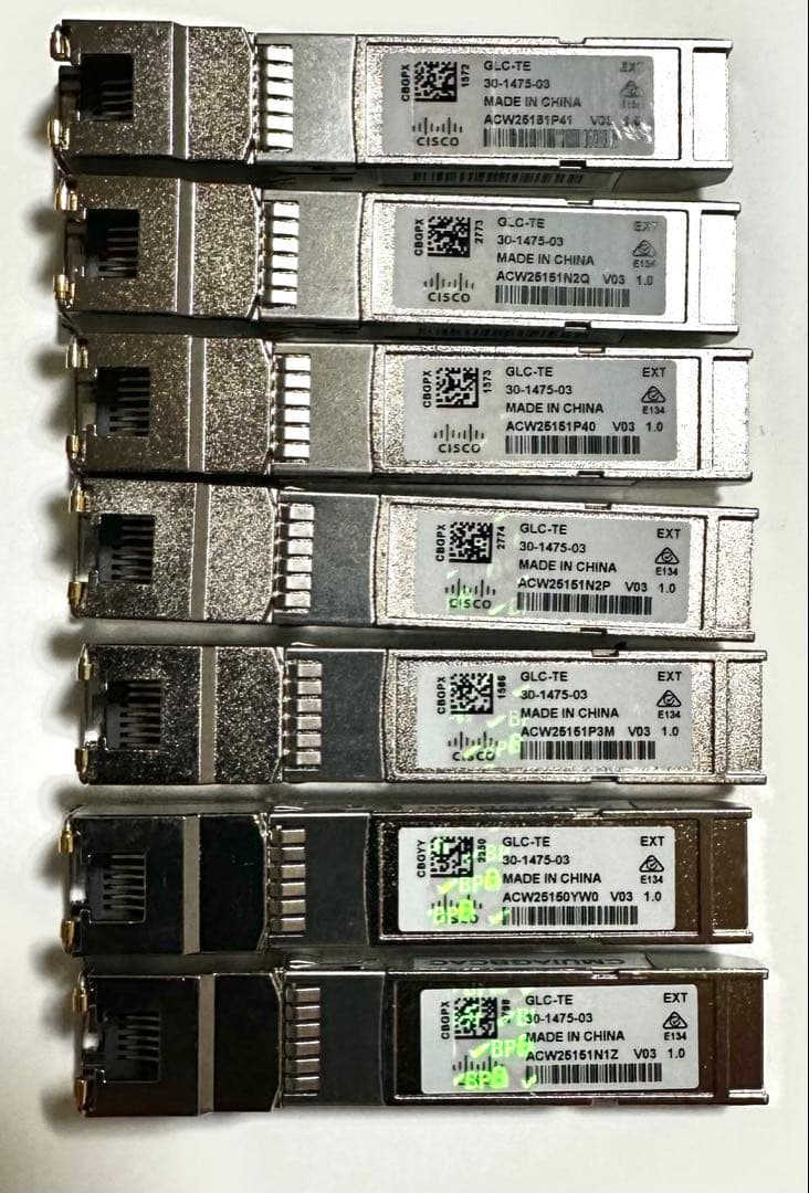 100BASE SFP 30-1475-03 RJ45 7個セット