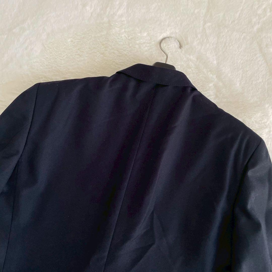 LANVIN PARIS スーツ セットアップ 銀ボタン ロゴ ダブル 裏地柄