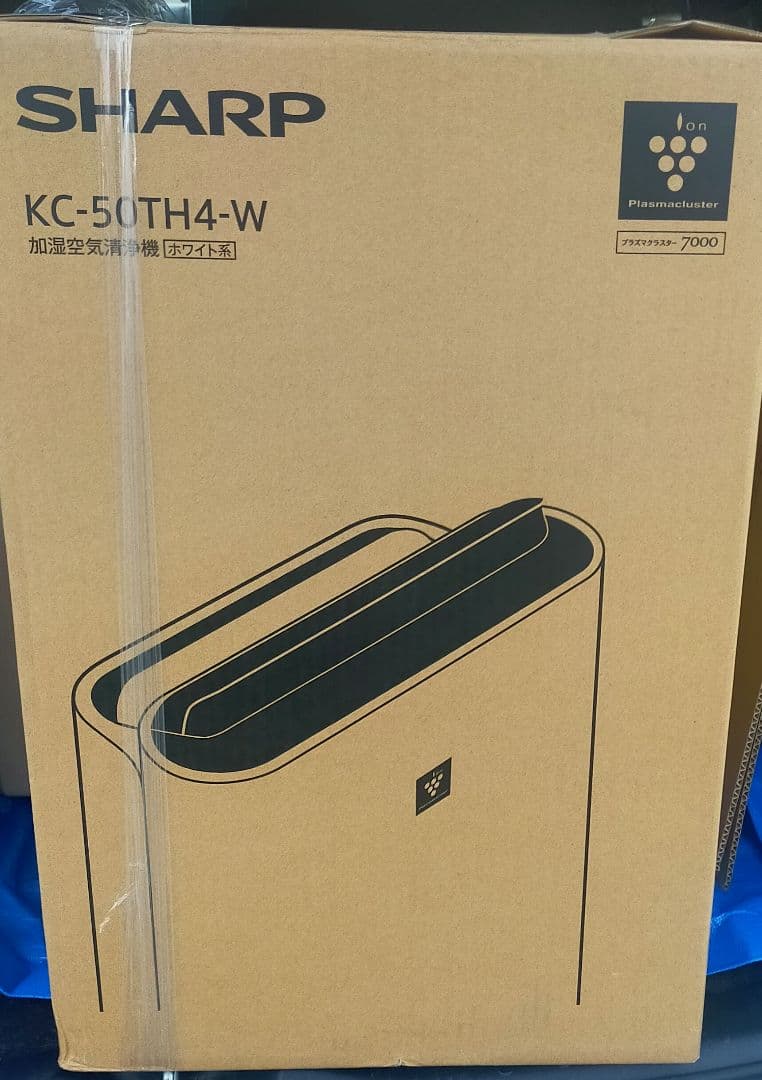 【新品】SHARP プラズマクラスター空気清浄機 KC-50TH4-W