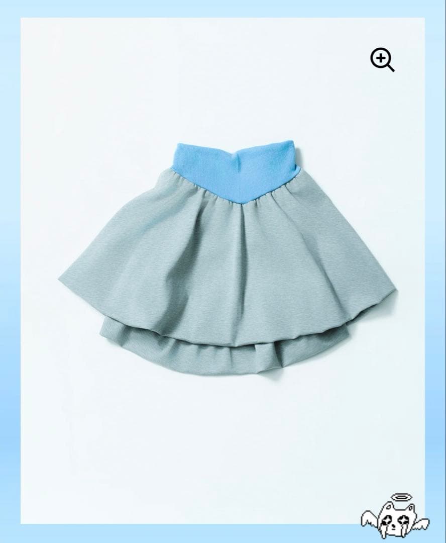 あのちゃん ano HELL BLAU(ヘルブラウ) バックレースアップスカート