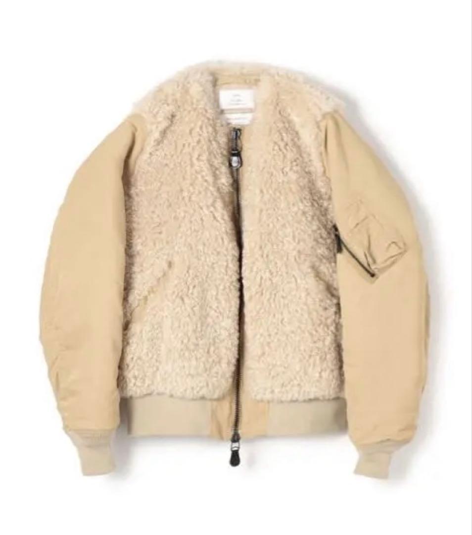 ハイクHYKE FAUX SHEARLING TYPE MA1 サイズ2新品