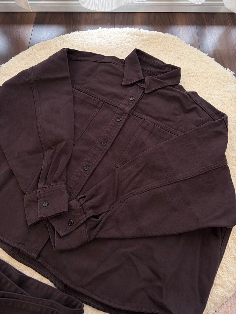 Whim Gazette(ウィム ガゼット) デニムボウタイシャツ