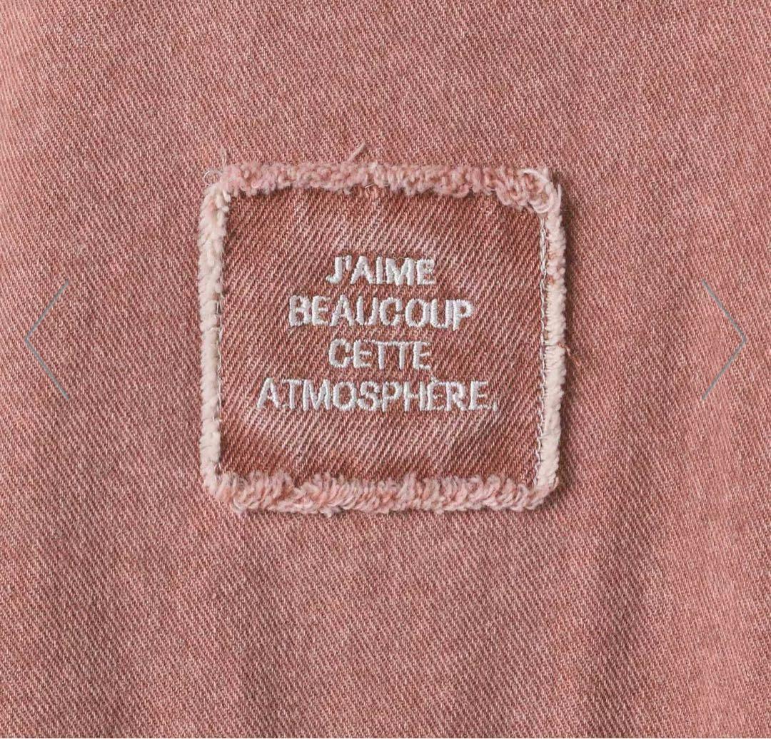 m*a様 フリンジパッチ　BIGデニムシャツ　LEPSIM デニム　シャツ