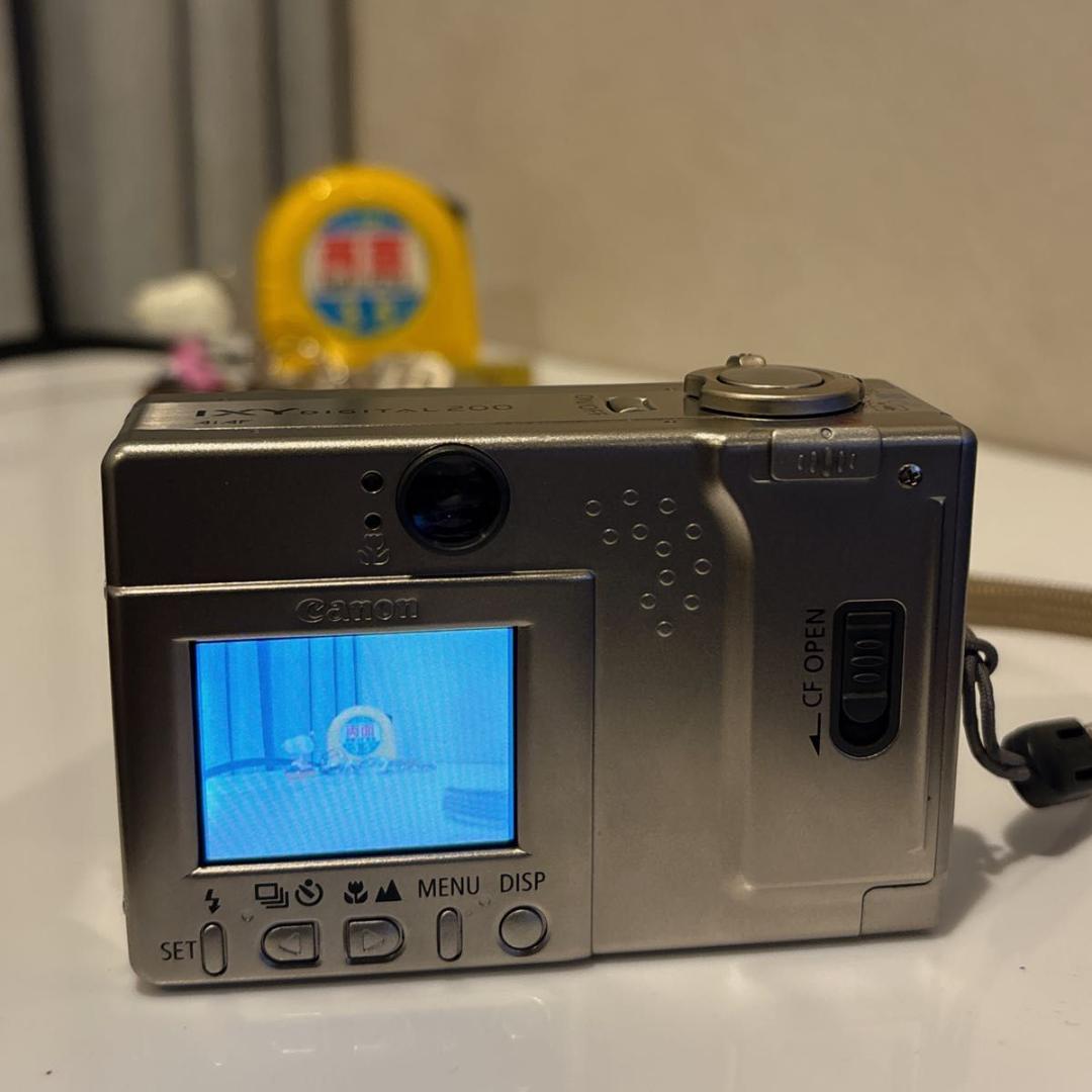 【美品レトロ】Canon IXY DIGITAL 200 シルバー　完動品