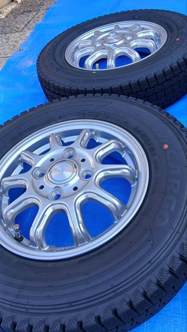 スズキ キャリイ スタッドレスタイヤ・アルミホイール 12インチ 4本セット