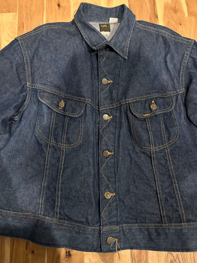 LEE 220 70s 80s スパービッグサイズ　サイズ50 超濃紺