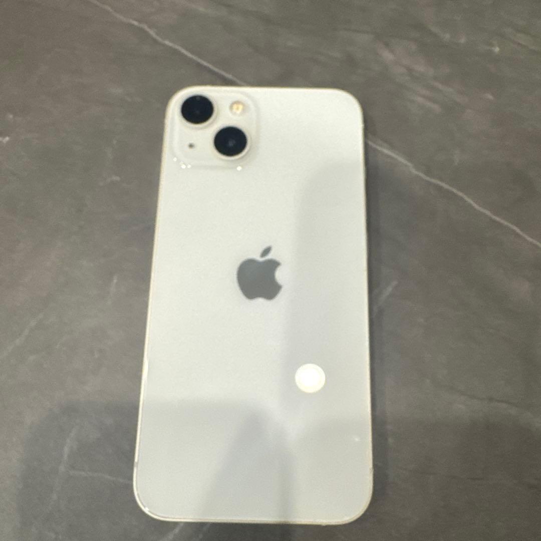 【カメラレンズヒビあり】iPhone13 ホワイト　256GB SIMなし