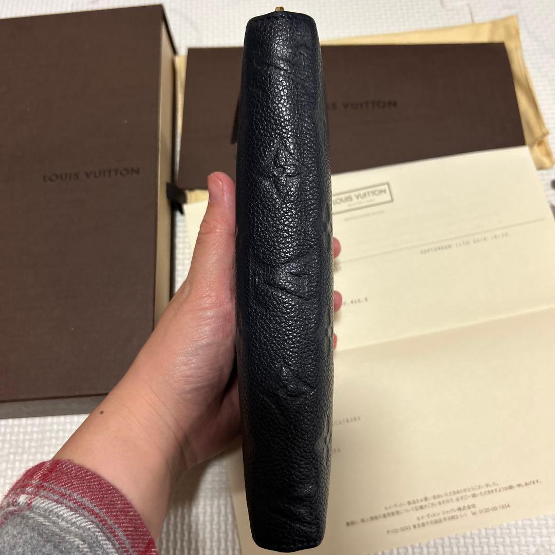 【taka】ルイヴィトン M62121 ジッピー・ウォレット　ネイビー