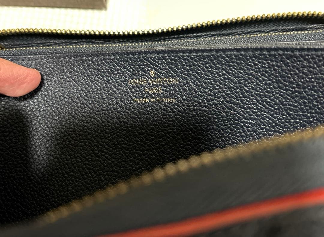 【taka】ルイヴィトン M62121 ジッピー・ウォレット　ネイビー