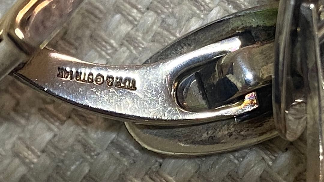 ティファニーコンビカフス14k/925