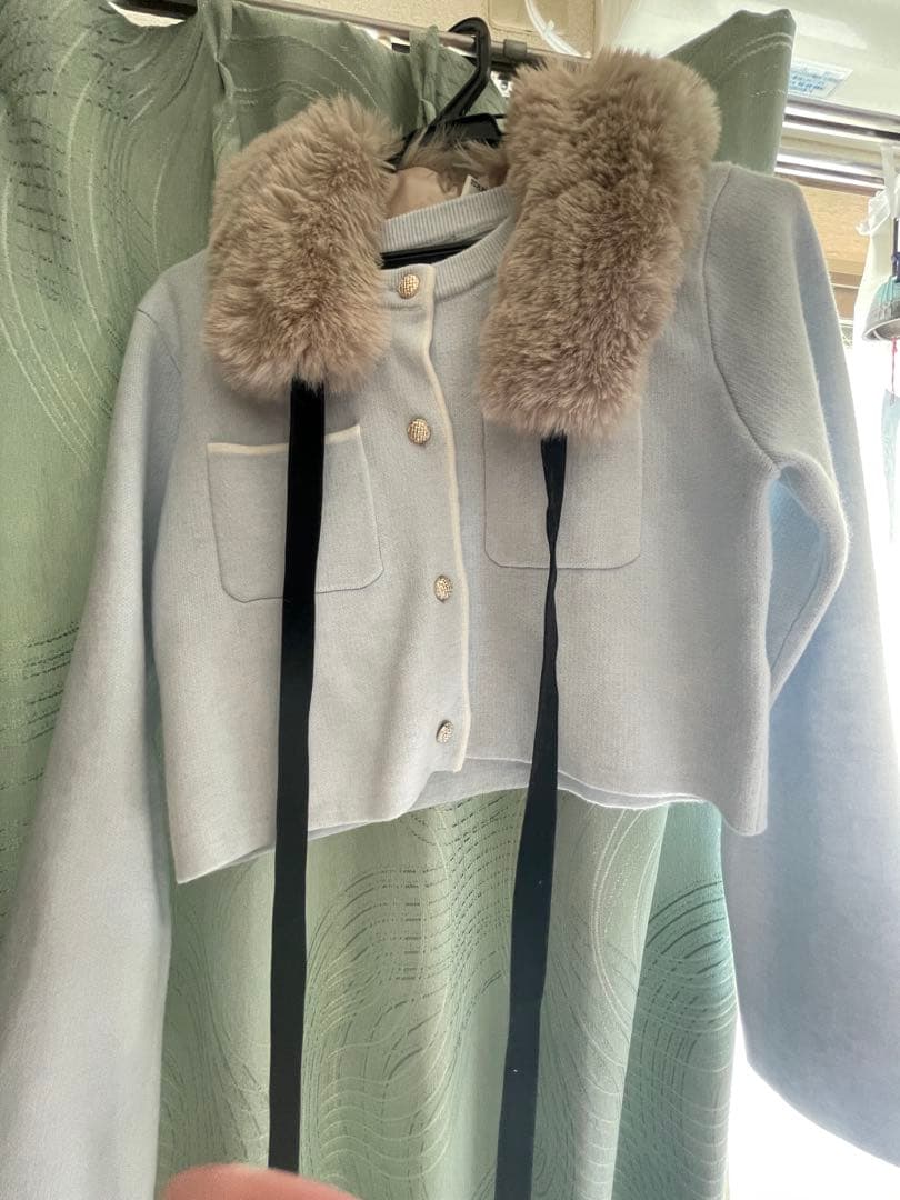 jill by jillstuartファーティペットニットセットアップ