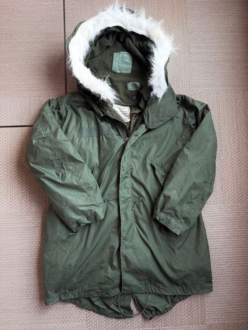 サフラン　極美品 US ARMY M65 パーカ フルセット small
