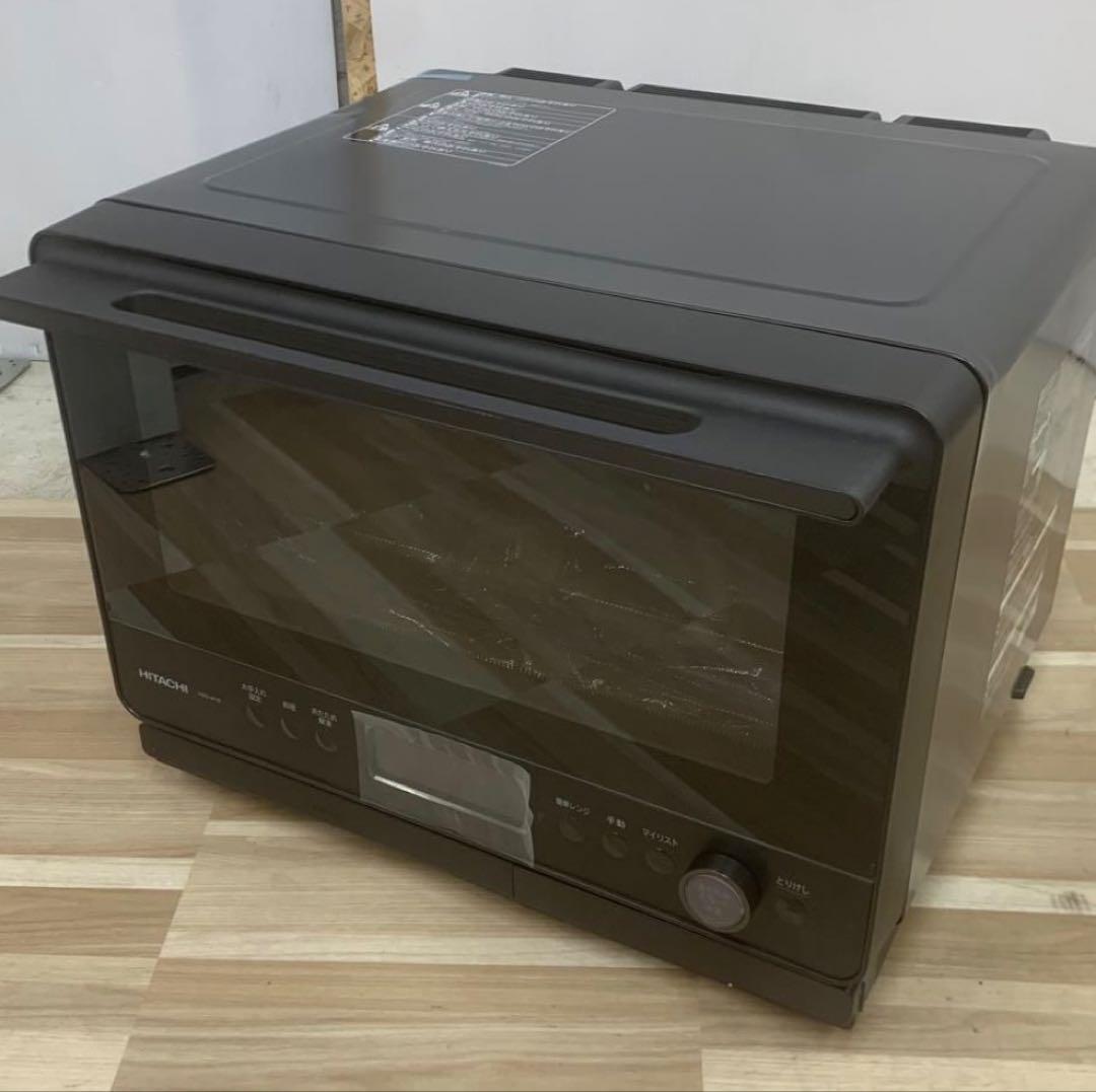 未使用　日立 オーブンレンジ ヘルシーシェフ 30L MRO-W1B K