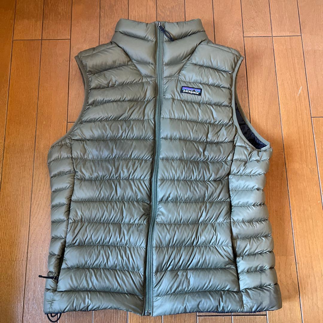 Patagonia ダウンベスト オリーブグリーン