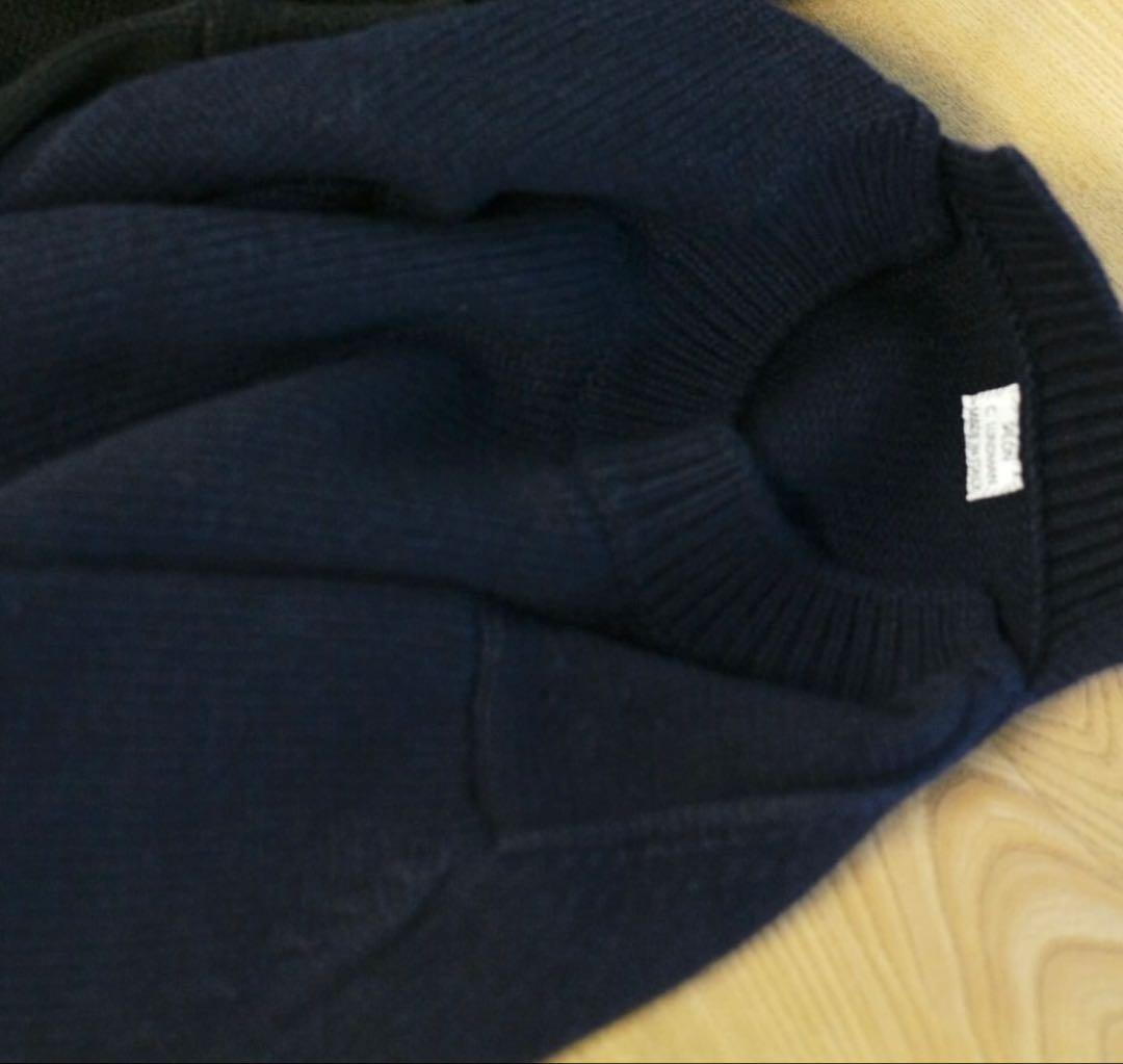lundman ニット　ネイビー