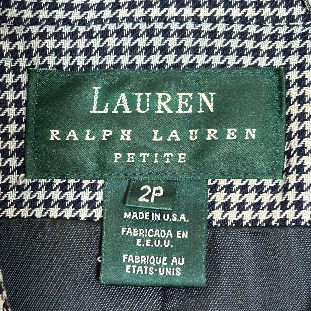 【大人気】ローレンラルフローレン　テーラードジャケット　ギンガムチェック　希少