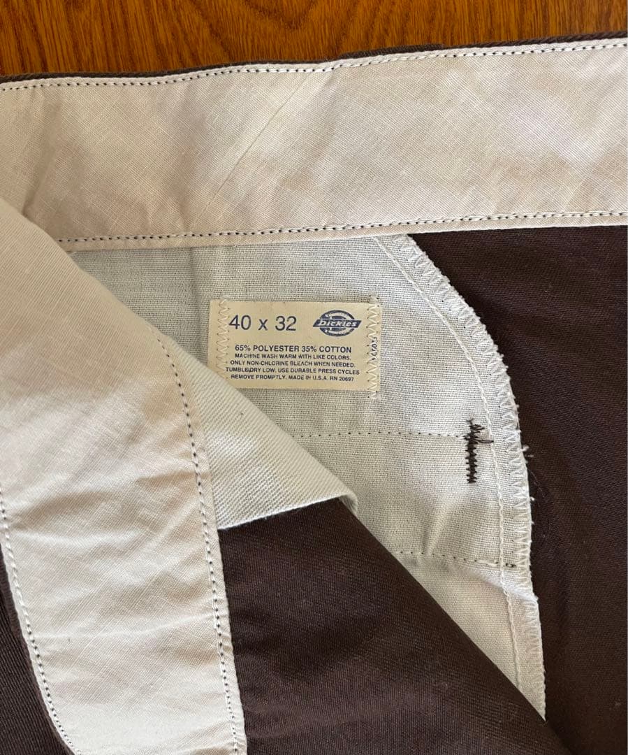 ディッキーズ　ワークパンツ　アメリカ製　80s 874 股マチあり