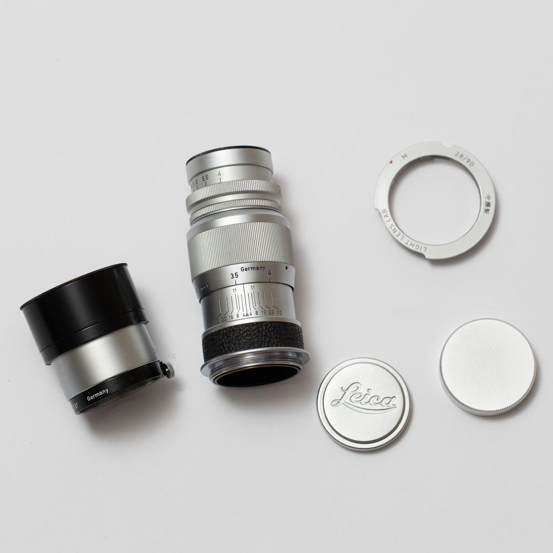 即日発送 Leica Elmar 9cm F4 変換リング