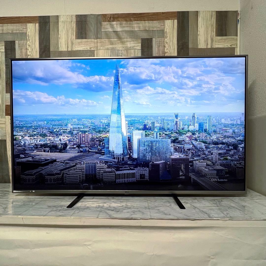 即日受渡❣️全国送料込 LG 55型4K液晶テレビYouTube、ネトフリ視聴可