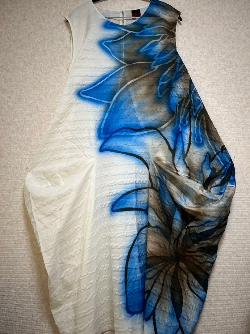 YOKANG ノースリーブカットソーリゾートワンピース