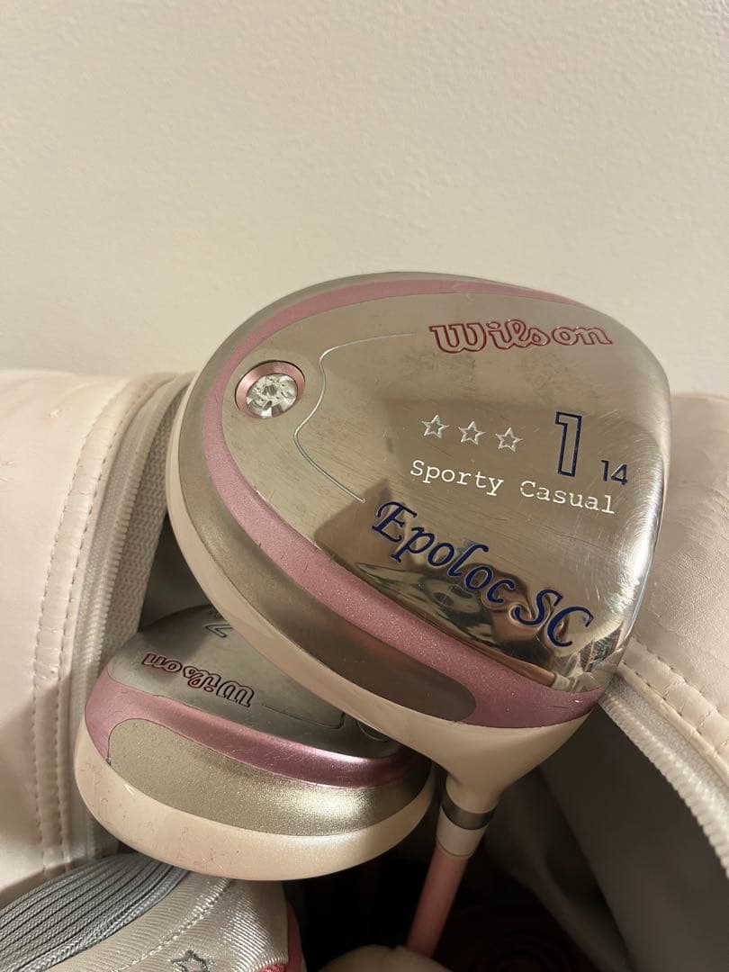 Wilsonレディースゴルフクラブセット 10本/キャディバッグ付き