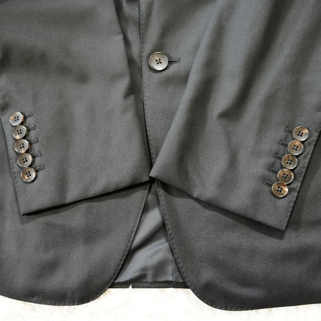 【美品】GUCCI　グッチ　ウールセットアップスーツ　ハンガー付き　ブラック