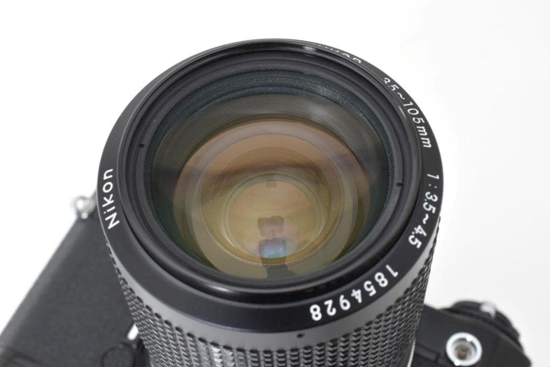 【完動良品】Nikon FE Black + 35-105mm 元箱付 1125