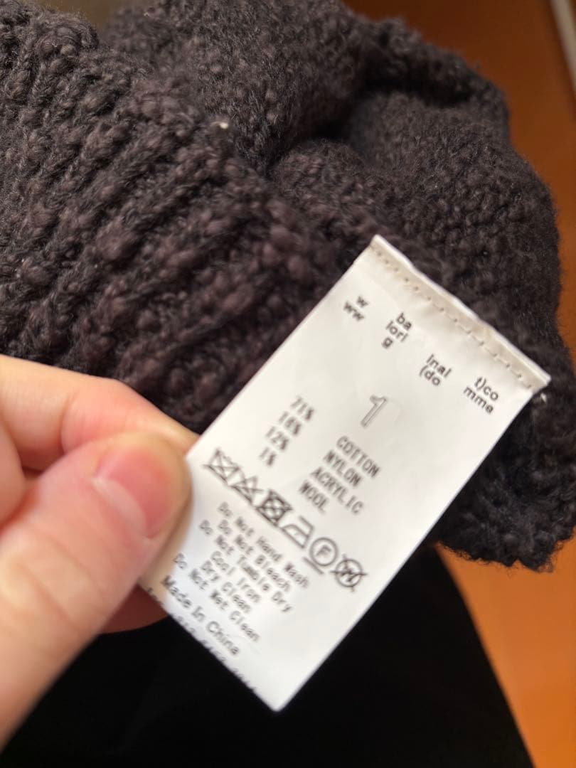 bal ニット ベンチレーション 黒 baloriginal