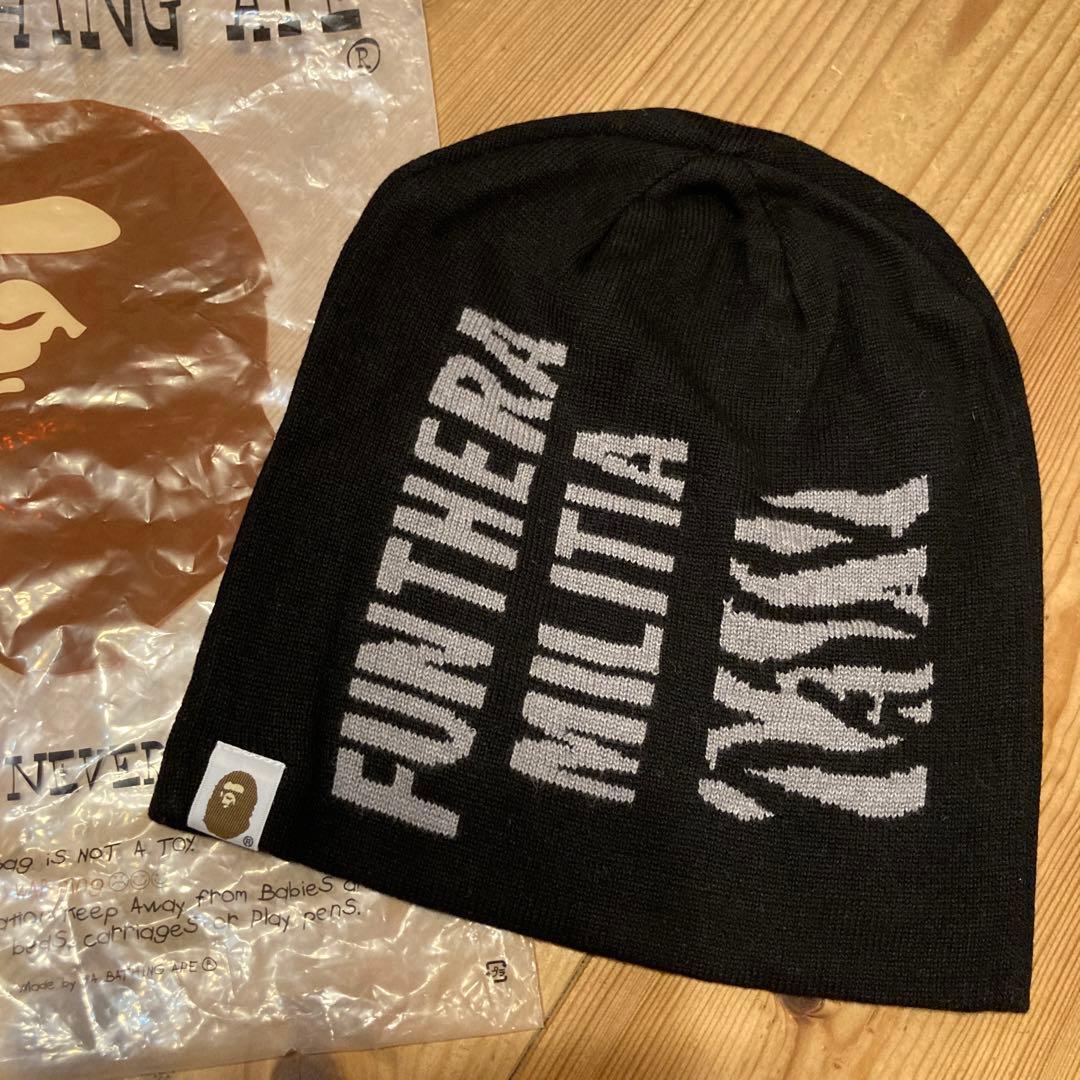 新品a bathing ape ビーニー アベイシングエイプ タイガー　ニット帽