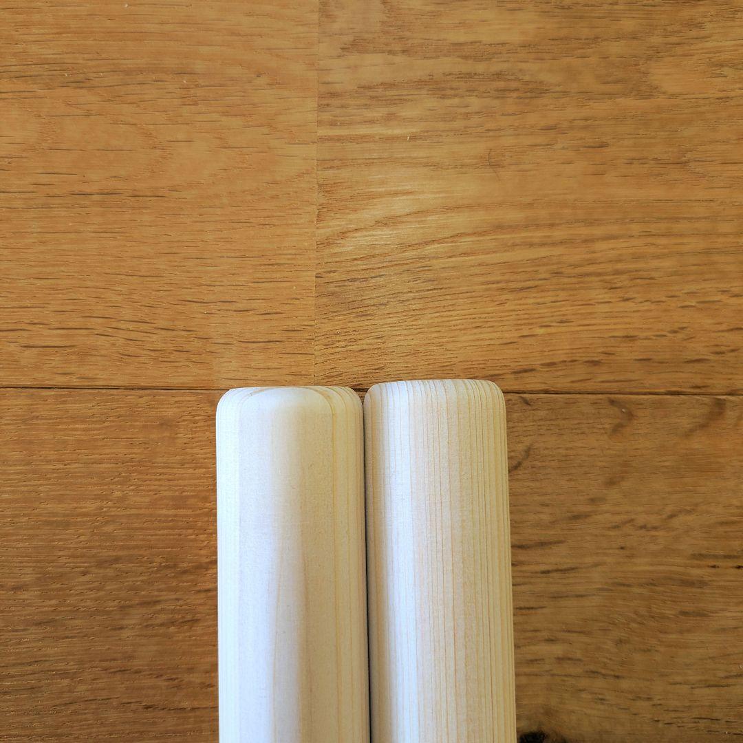 軽くて使いやすいグラインダーマンのヒノキバチ　新品 和太鼓バチ 10組(20本)