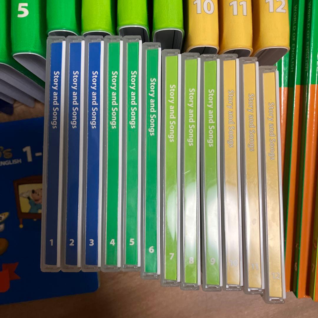 DWE ストレートプレイDVD12枚、本12冊、CD12枚