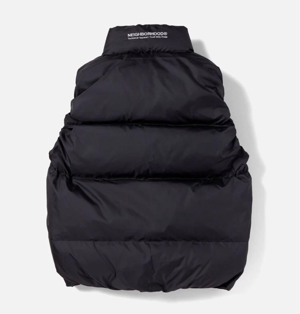 新品 22AW NEIGHBORHOOD DOWN VEST ダウンベスト 黒M