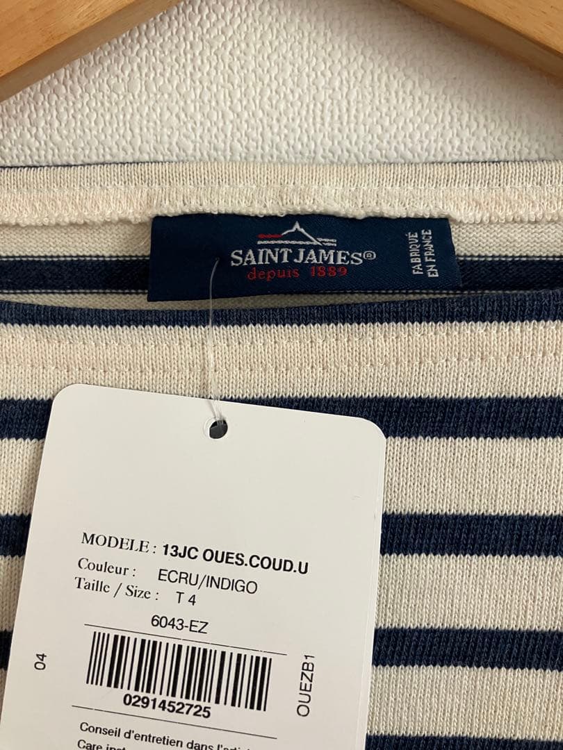 新品 セントジェームス エルボーパッチ T4 SAINTJAMES