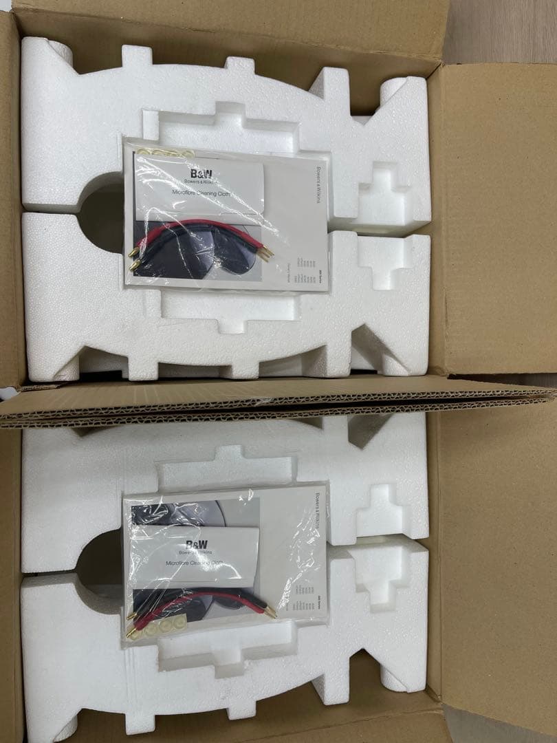 極美品　B&W 805S スピーカー元箱 左右シリアル連番ペア