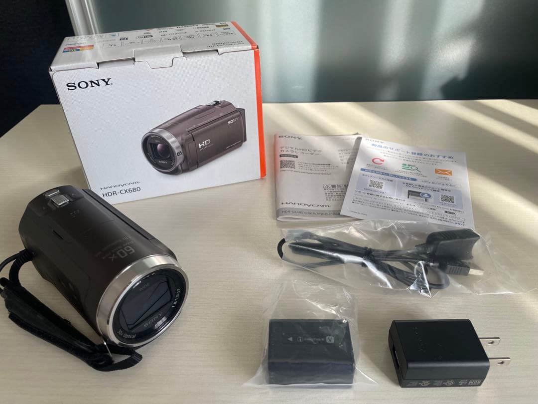 美品☆SONY ソニー ビデオカメラ Handycam HDR-CX680