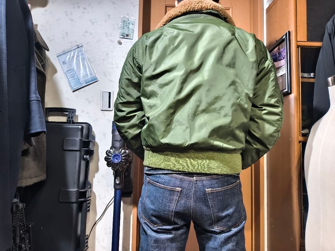 Made in usa アルファB-15 38くらい