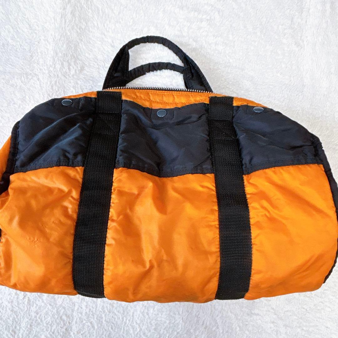 PORTER タンカー　2way ダッフル　ドラム　ボストンバッグ　裏地汚れ有