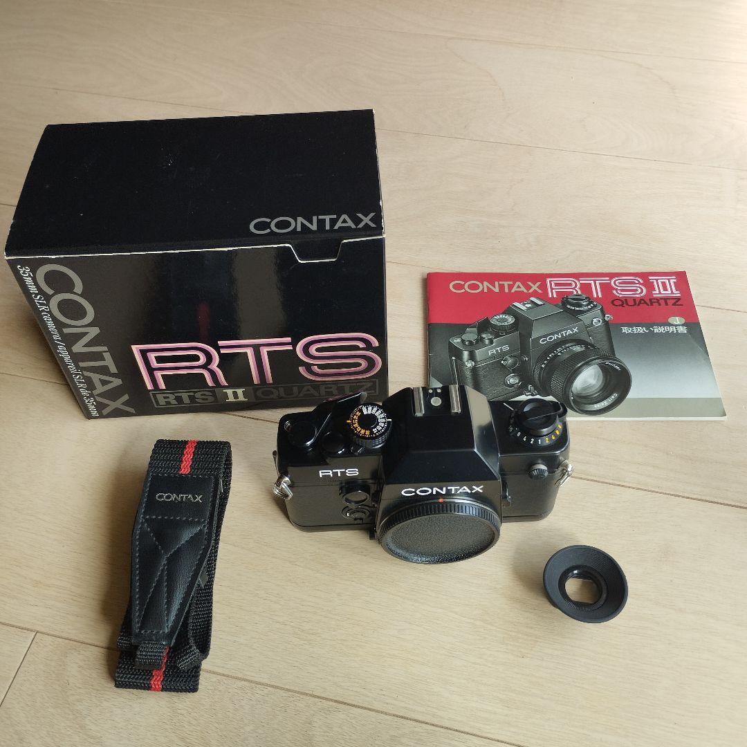 コンタックス　CONTAX RTS Ⅱ　元箱、説明書、ストラップ、アイカップ付き
