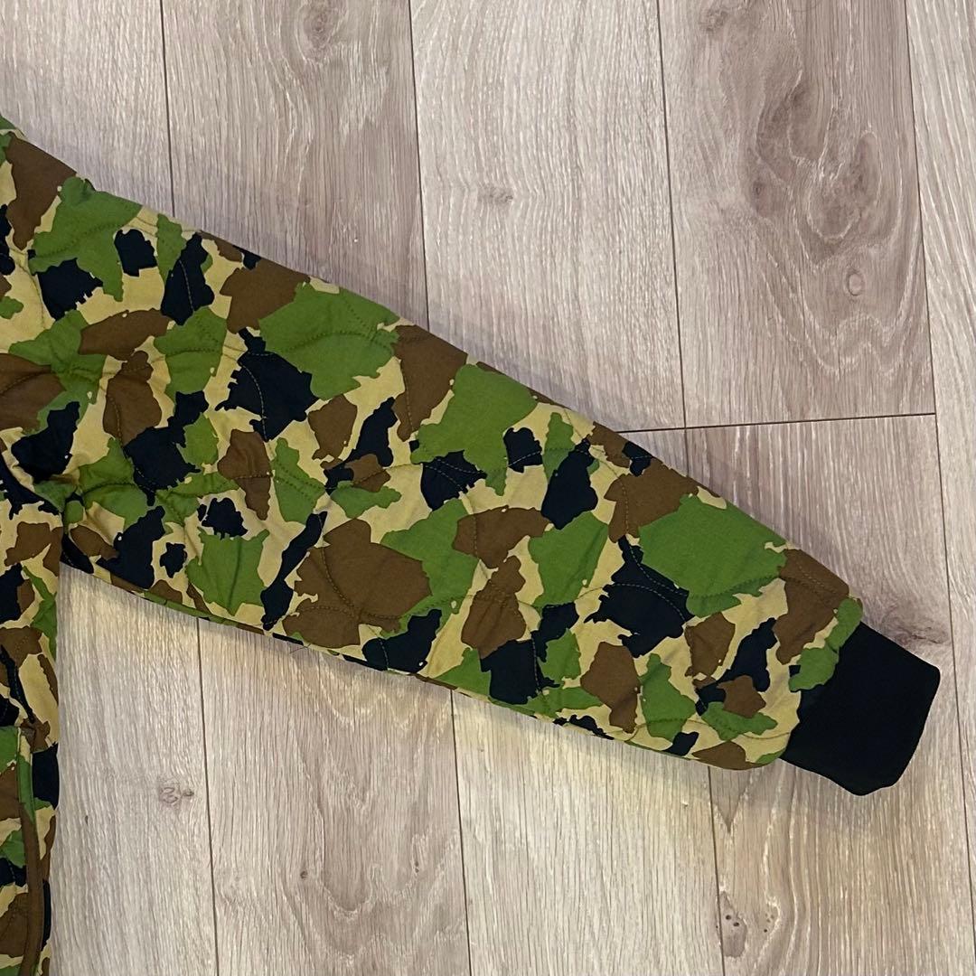 【美品】ROCA WEAR ロカウェア キルティングジャケット カモ 迷彩