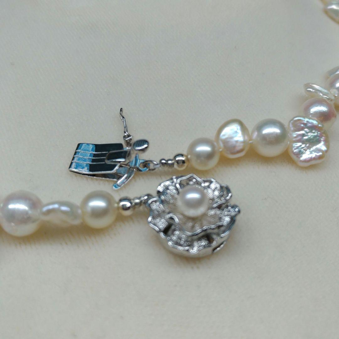 あこや本真珠と淡水ケシネックレス