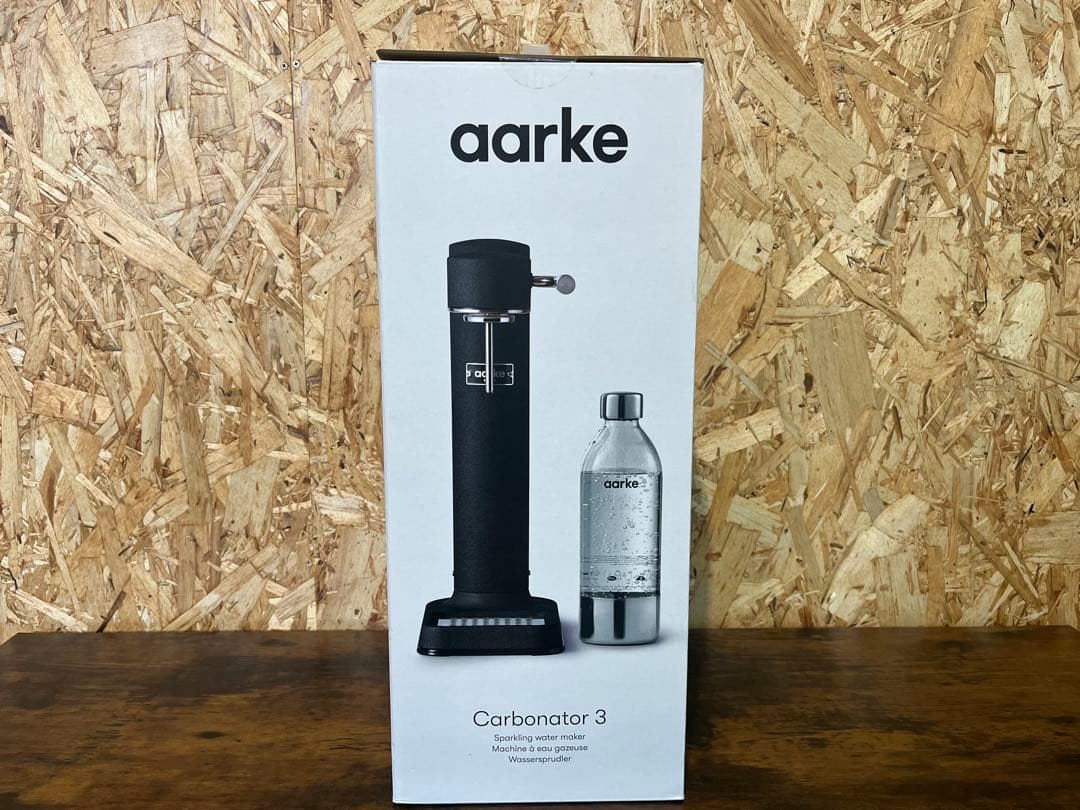 【新品未開封】aarke Carbonator 3 ブラック 炭酸水メーカー