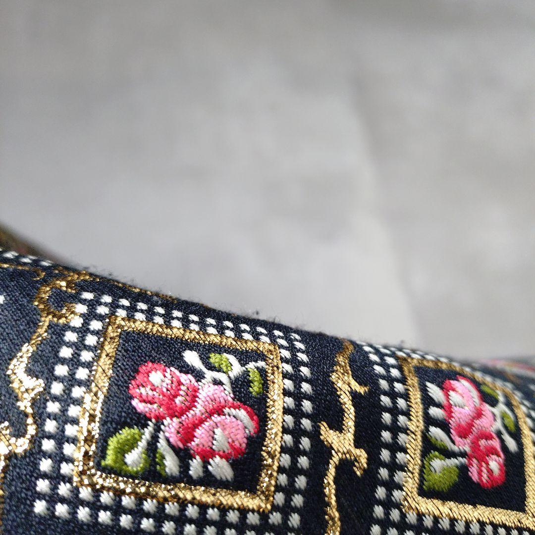 DOLCE & GABBANA　ミニプリーツブロケードスカート　花柄刺繍スカート