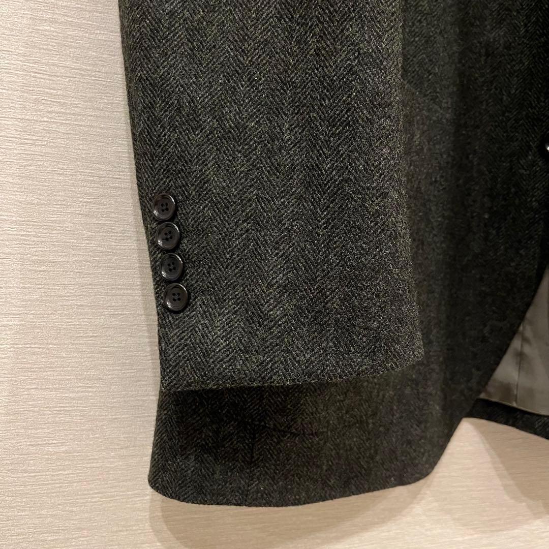 BEAMSF ダークグリーン ツイードジャケット