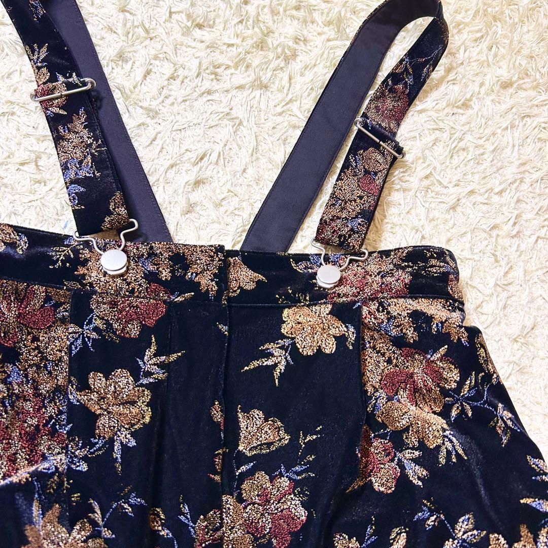 アメリ/FLOWER PRINT VELOUR PANTS